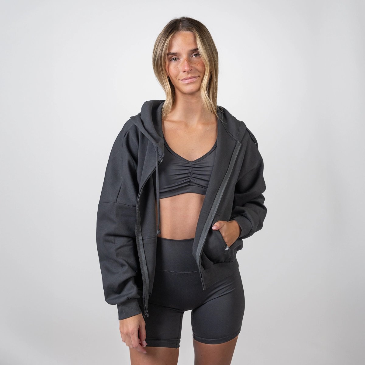 Women's Zip Hoodie - Bucked Up